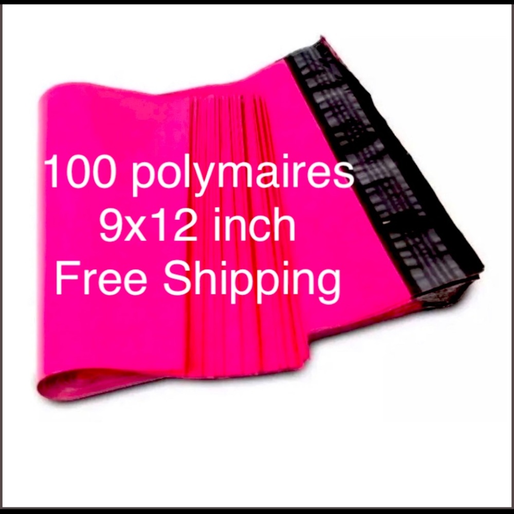 100 polymaires 9x12 inch